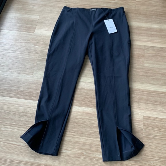 Theory navy ink eco new bistretch size 14 slit legging
